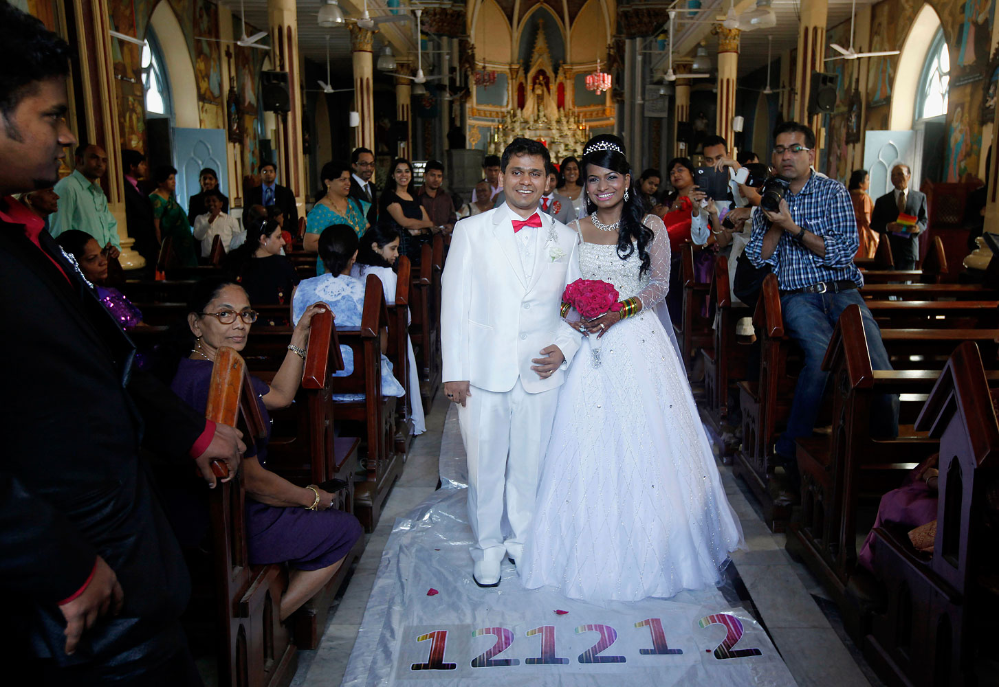image: Brandon Pereira and Emilia D'Silva get married in Mumbai.