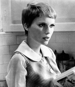 Mia Farrow in Rosemary's Baby, in 1968.
