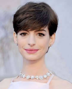 Anne Hathaway at the Oscars at Hollywood & Highland Center in Hollywood, on Feb. 24, 2013.