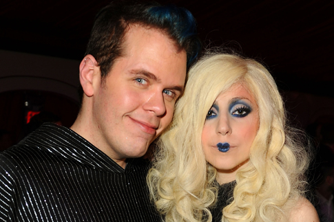 From left: Celebrity blogger Perez Hilton and Lady Gaga attend the MOCA NEW 30th anniversary gala held at MOCA on Nov. 14, 2009 in Los Angeles.