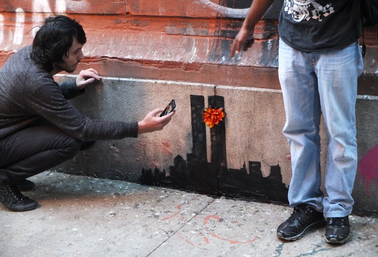 British Street Artist Banksy Continues His Month-Long New York City Residency