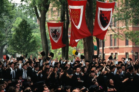 A graduation Ceremony at Harvard