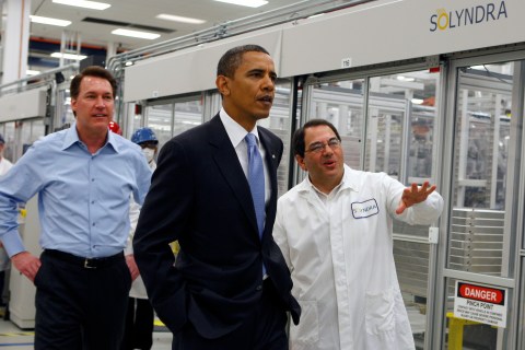 U.S. President Barack Obama at Solyndra Co.