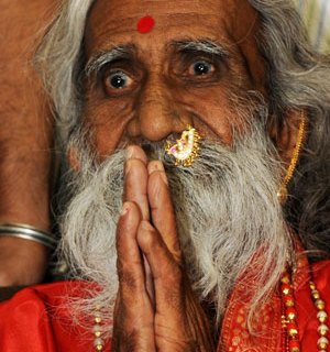 Hindu holy man Prahlad Jani 