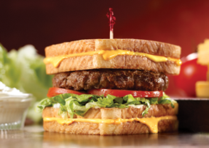 Friendly's Grilled Cheese BurgerMelt