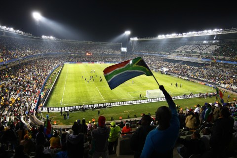 South African soccer fans