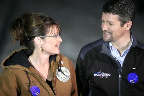 Republican VP Candidate Alaskan Gov Sarah Palin Casts Her Vote