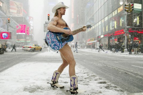 USA - New York - The Naked Cowboy