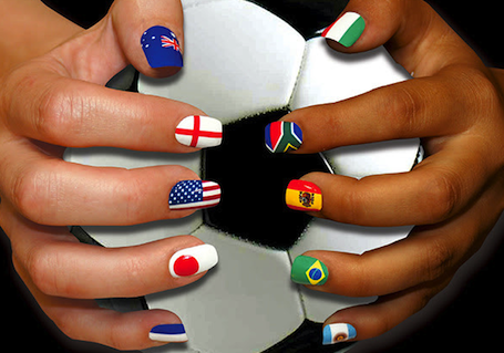 Do It Yourself World Cup Manicure