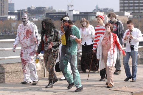 UK - London Zombie Flash Mob