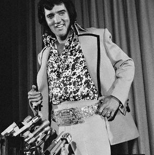 Elvis Presley at a Press Conference