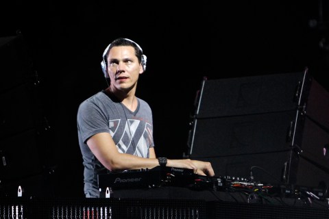 Tiësto performs at the Coachella Music Festival