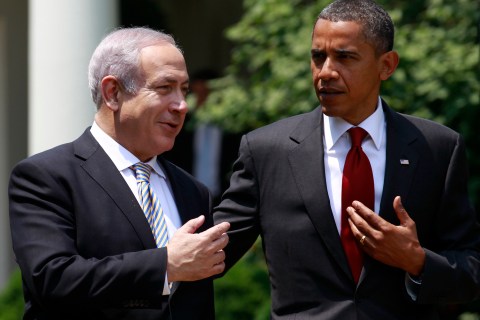 U.S. President Obama and Israeli Prime Minister Netanyahu