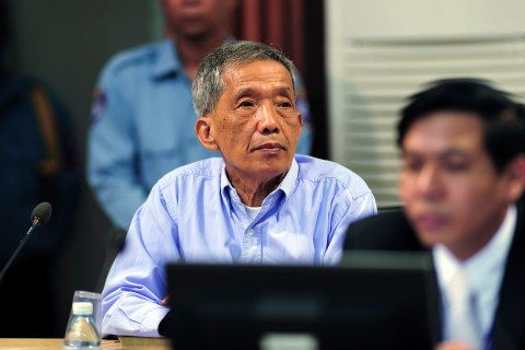 Senior Khmer Rouge regime member Kaing Guek Eav, also known as Duch
