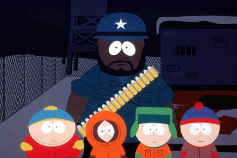 Characters from the popular television comedy series South Park are featured in their first feature ..
