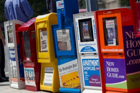 Newspaper Boxes in Washington, D.C.