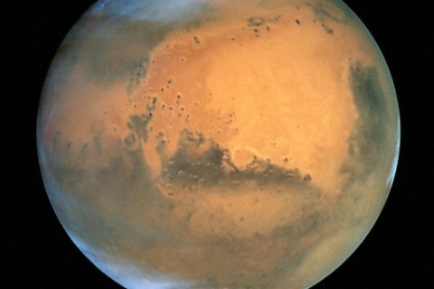 Hubble image of Mars