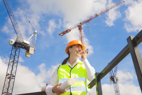 Woman in Construction
