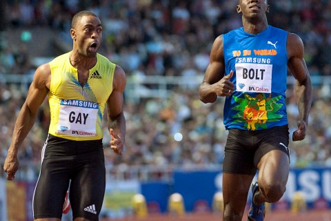 Tyson Gay and Usain Bolt