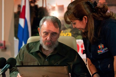 Former Cuban leader Fidel Castro 