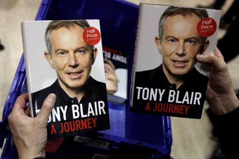 Tony Blair's Autobiography Arrives On The Shelves