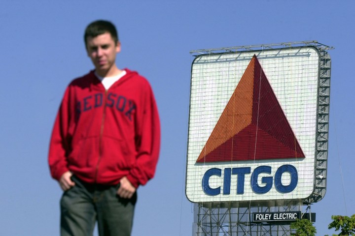 Vintage Kenmore Square CITGO Sign - Boston Red Sox Photograph by