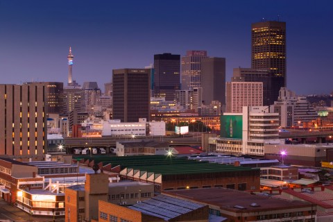 Johannesburg Skyline at Dusk