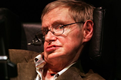 Physicist Stephen Hawking Lectures At UC Berkeley