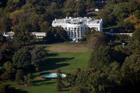 An Aerial View of the White House