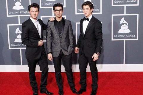 Singers Kevin, Joe and Nick of "The Jonas Brothers"