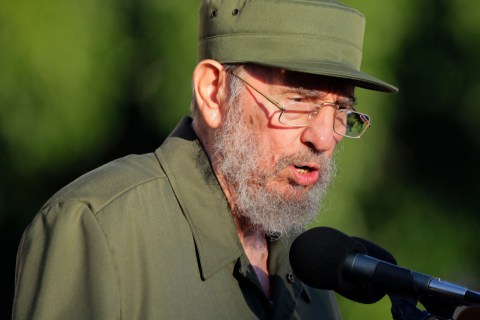 Former Cuban leader Fidel Castro 