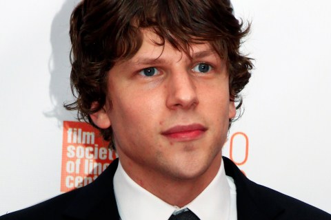 Actor Jesse Eisenberg arrives at the premiere of "The Social Network" in New York