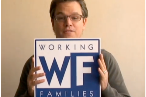 Matt Damon Working Families