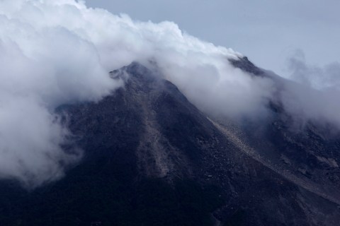 Mount Merapi volcano 