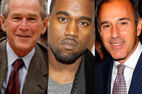 George Bush, Kanye West, Matt Lauer