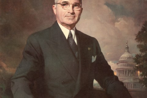 Portrait Of President Truman