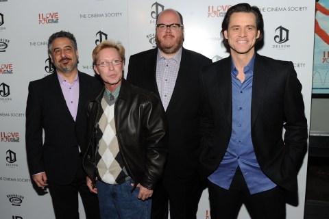 Writer/director Glenn Ficarra, Phillip Morris, writer/director John Requa and actor Jim Carrey attend a screening of 'I Love You Phillip Morris' 