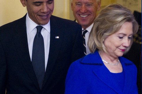 President Barack Obama and Secretary of State Hillary Clinton