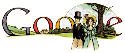 The Jane Austen Google Doodle