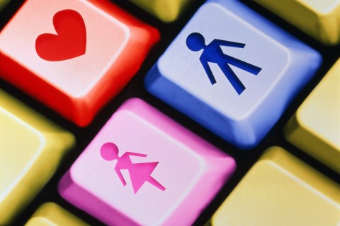 Online Dating, Keyboard, Love
