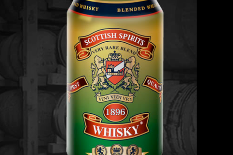 whisky can scottish scotch spirits