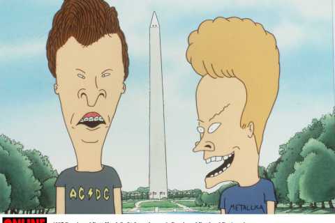 Beavis (Right) and Butt Head from the movie "Beavis And Butt Head Do America"