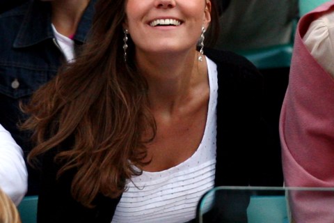 Kate Middleton at Wimbledon in 2008 