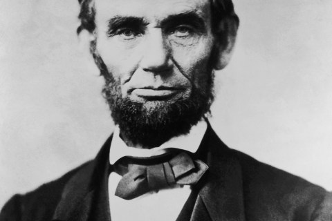 AB30459 Abraham Lincoln, portrait (B&W)