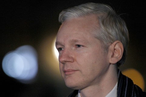 WikiLeaks founder Assange leaves Belmarsh Magistrates Court in east London