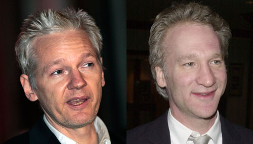 Bill Maher will play Julian Assange