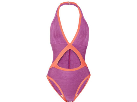 Herve leger best sale bathing suit