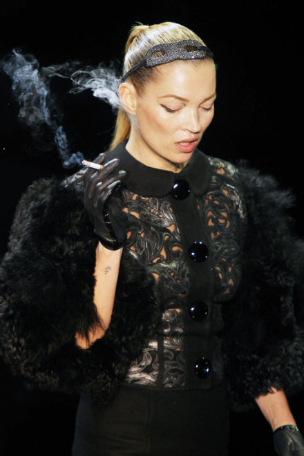 Kate Moss back on the catwalk for Louis Vuitton