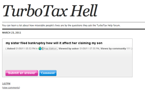 Turbo Tax Hell