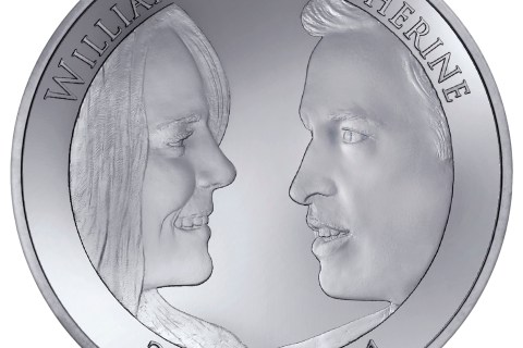 The Royal Mint's latest Royal Wedding coin